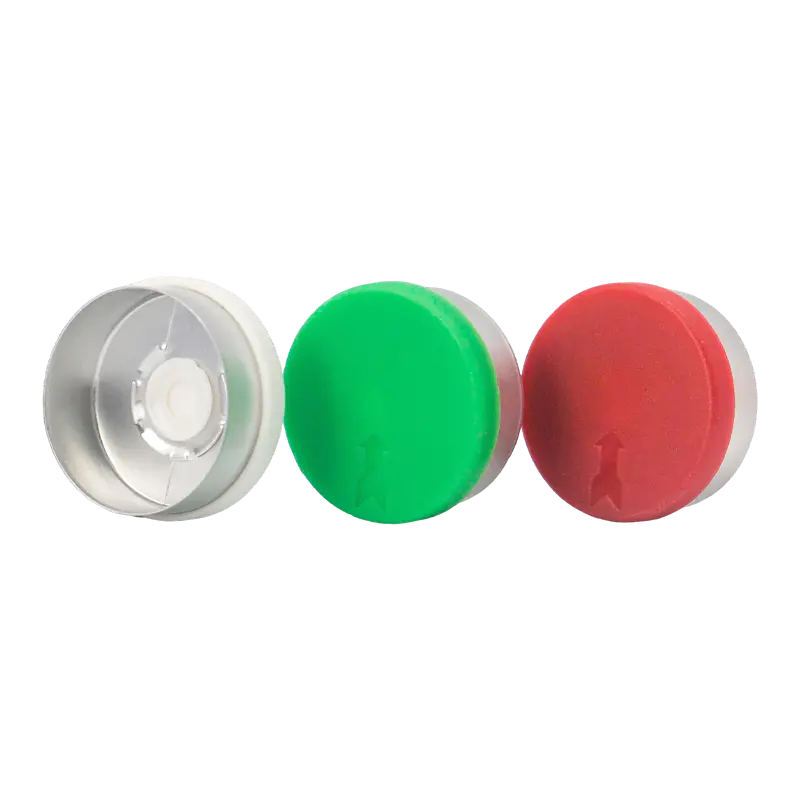 Capuchon en aluminium et plastique détachable.