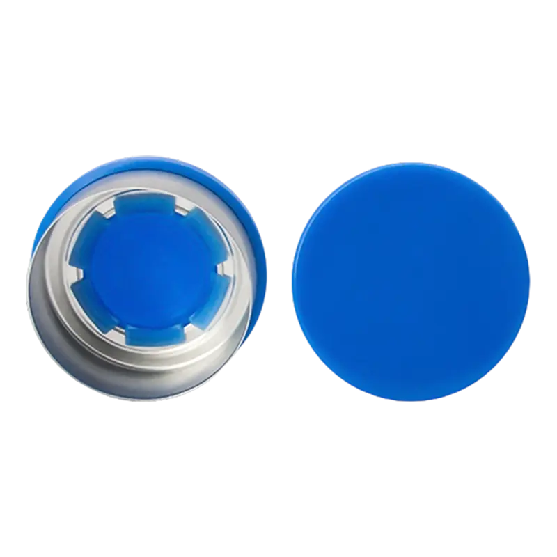 Capuchon en aluminium-plastique de type fleur
