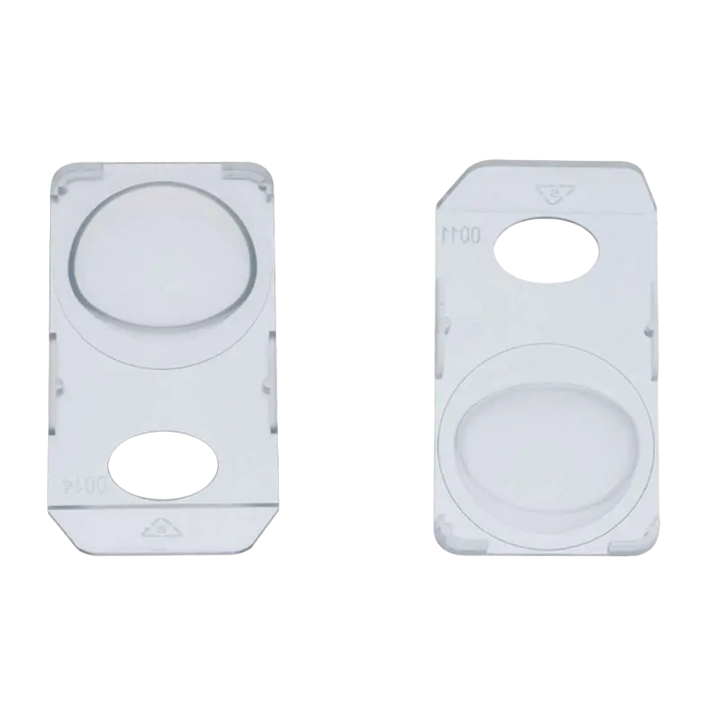 Récipients en PP 1 pièce pour lentilles de contact avec joint en aluminium