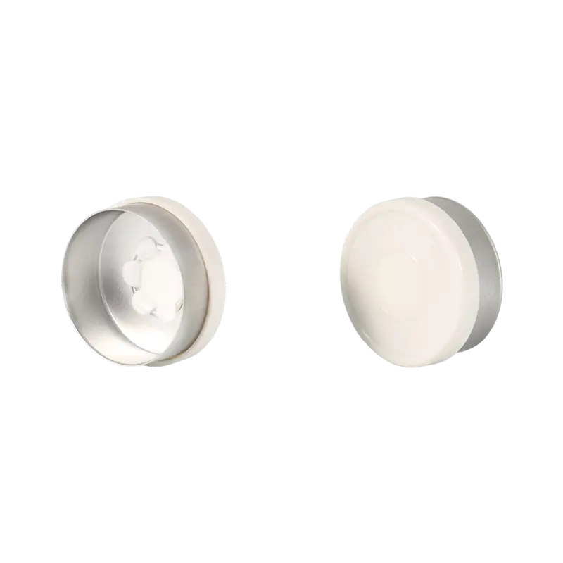 Capuchon en aluminium-plastique de type fleur