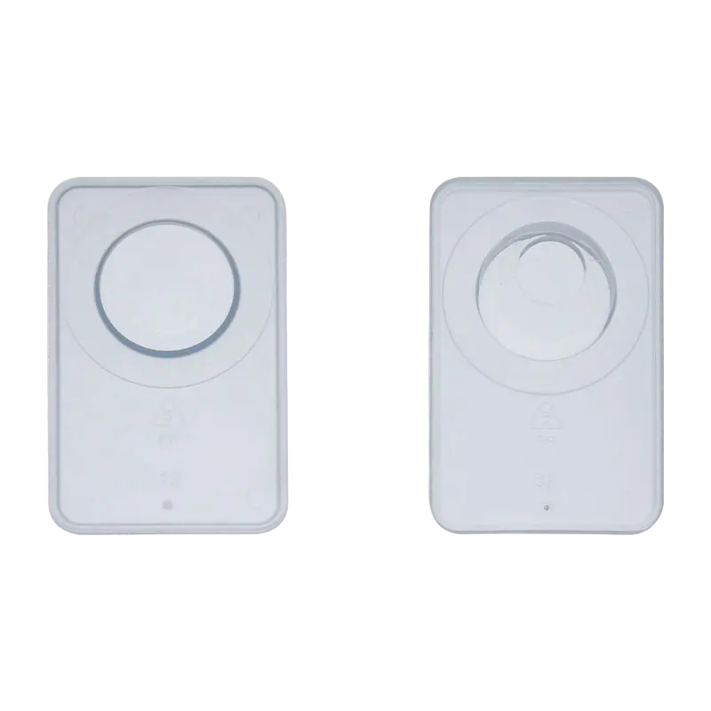 Récipients en PP 1 pièce pour lentilles de contact avec joint en aluminium