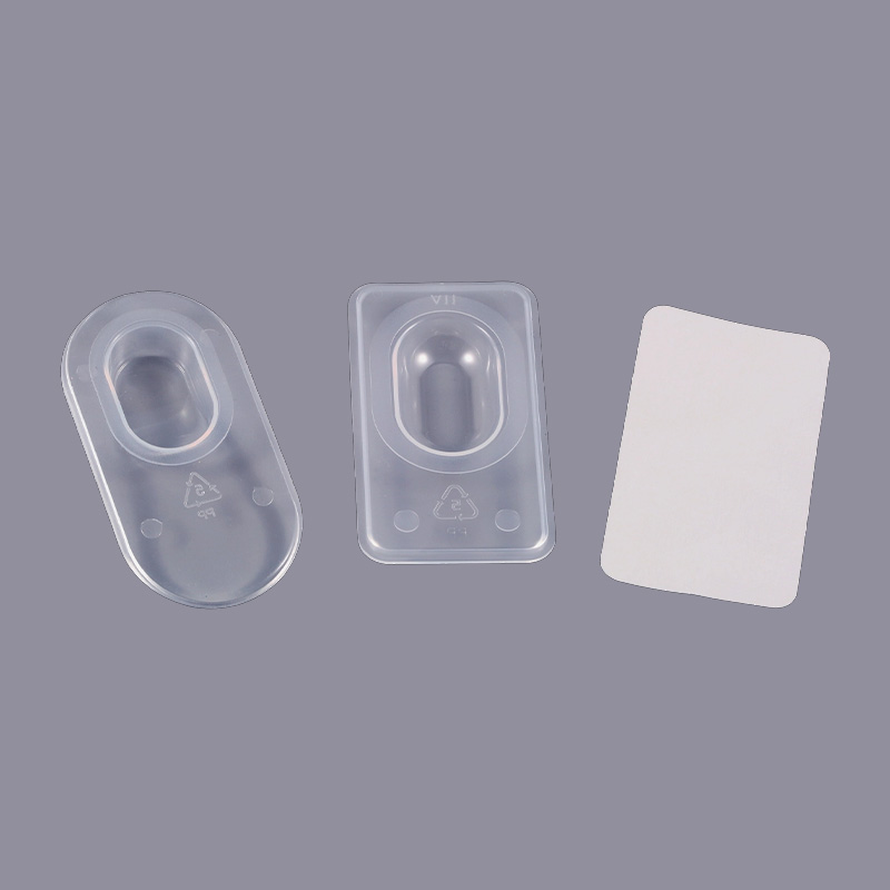 Récipients en PP 1 pièce pour lentilles de contact avec joint en aluminium