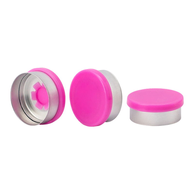 Capuchon en aluminium et plastique détachable.